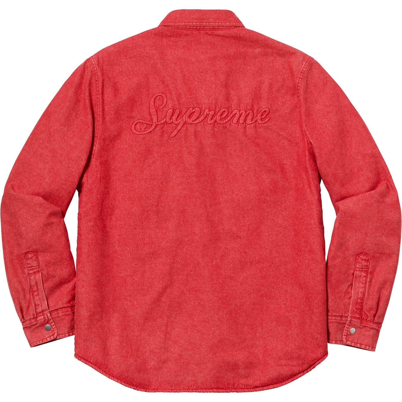 Sherpa Lined Denim Shirt view 13
